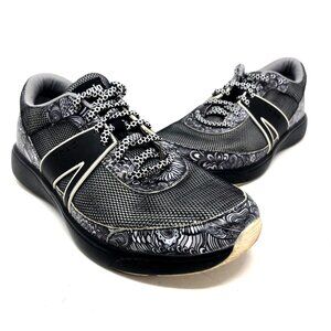 Alegria Sneakers Womens 37 TRAQ Qarma Wild Child Black Patterned Comfort Running